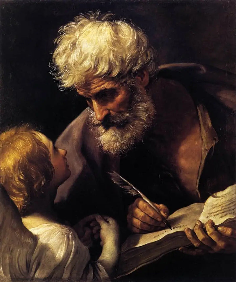 Sankt Matthæus og Englen - Guido Reni