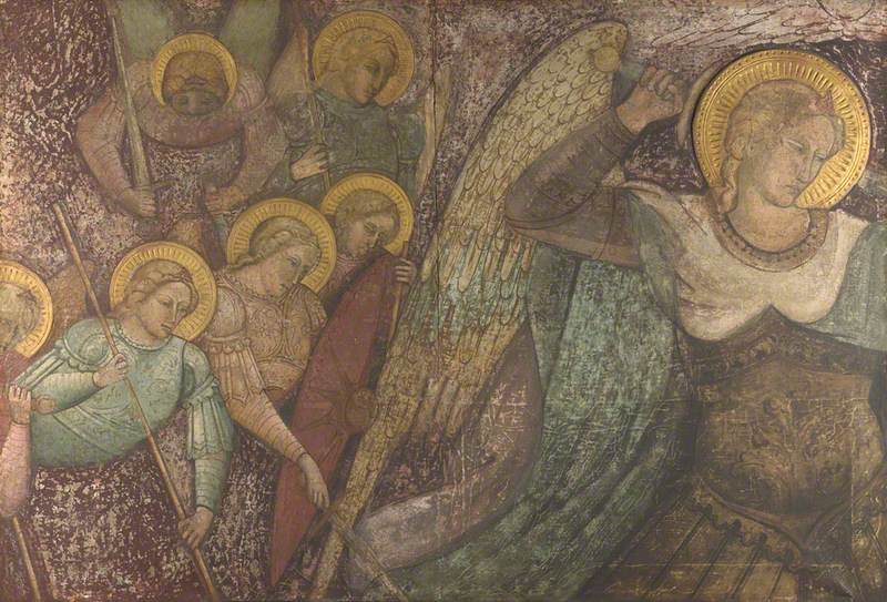 Saint Michel og de andre engle - Spinello Aretino