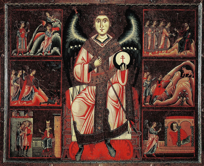 Saint Michel og hans legende - Coppo di Marcovaldo