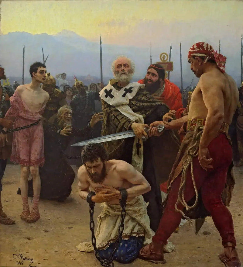 Saint Nicolas stopper bøddelen - Ilya Repin