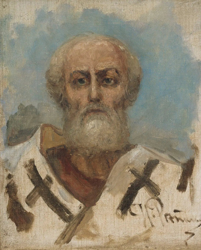 Saint Nicolas, skitse - Ilya Repin