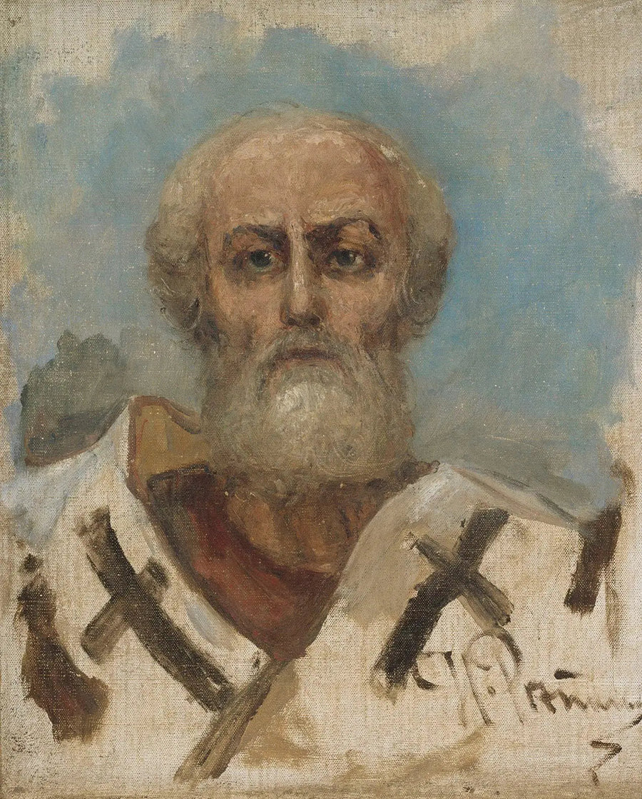 Saint Nicolas, skitse - Ilya Repin