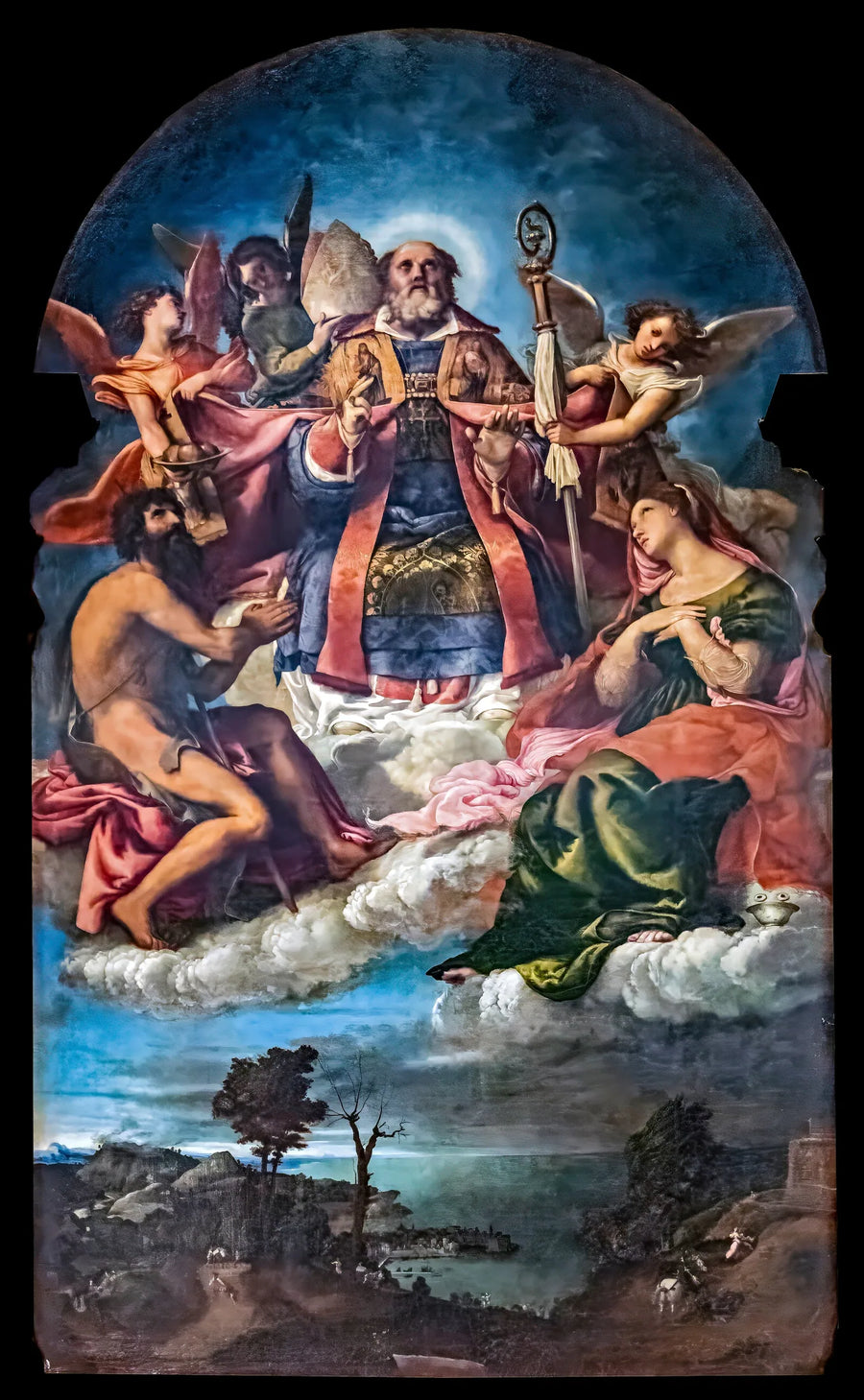 Sankt Nikolaus i herlighed - Lorenzo Lotto