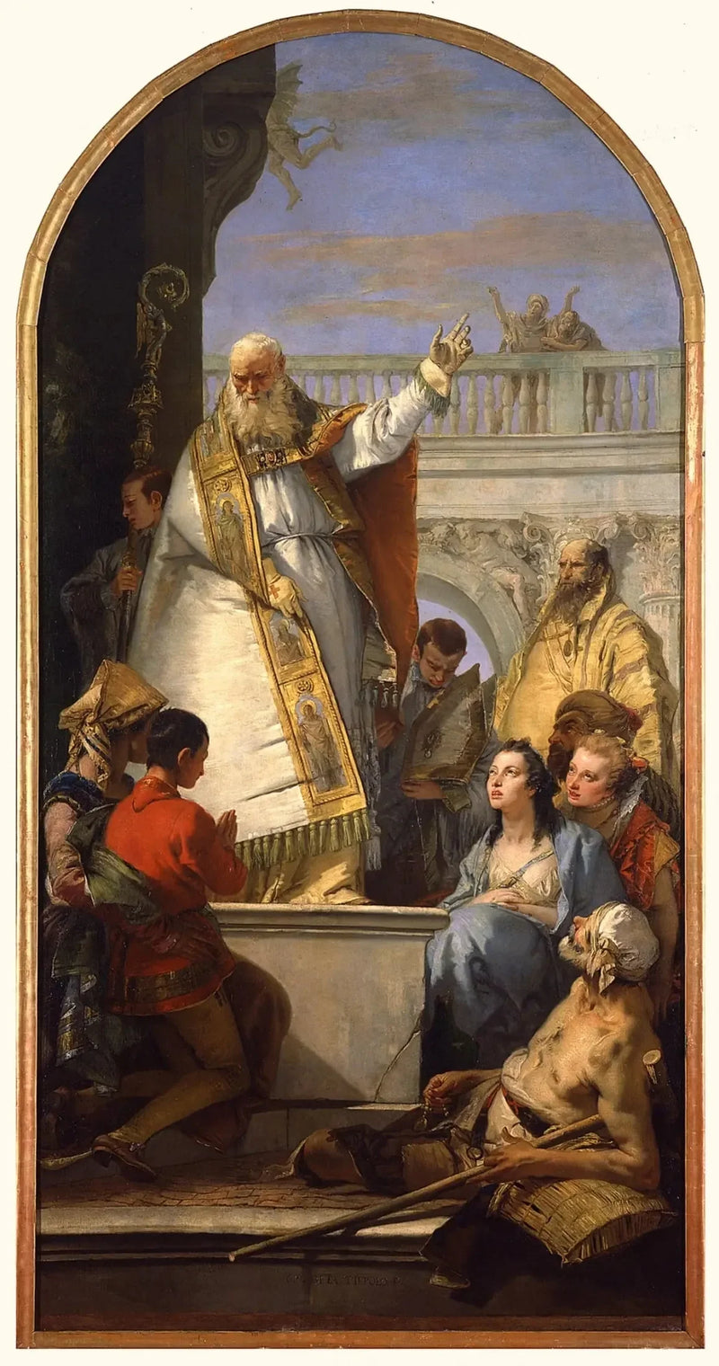 Saint Patrick, biskop af Irland - Giovanni Battista Tiepolo