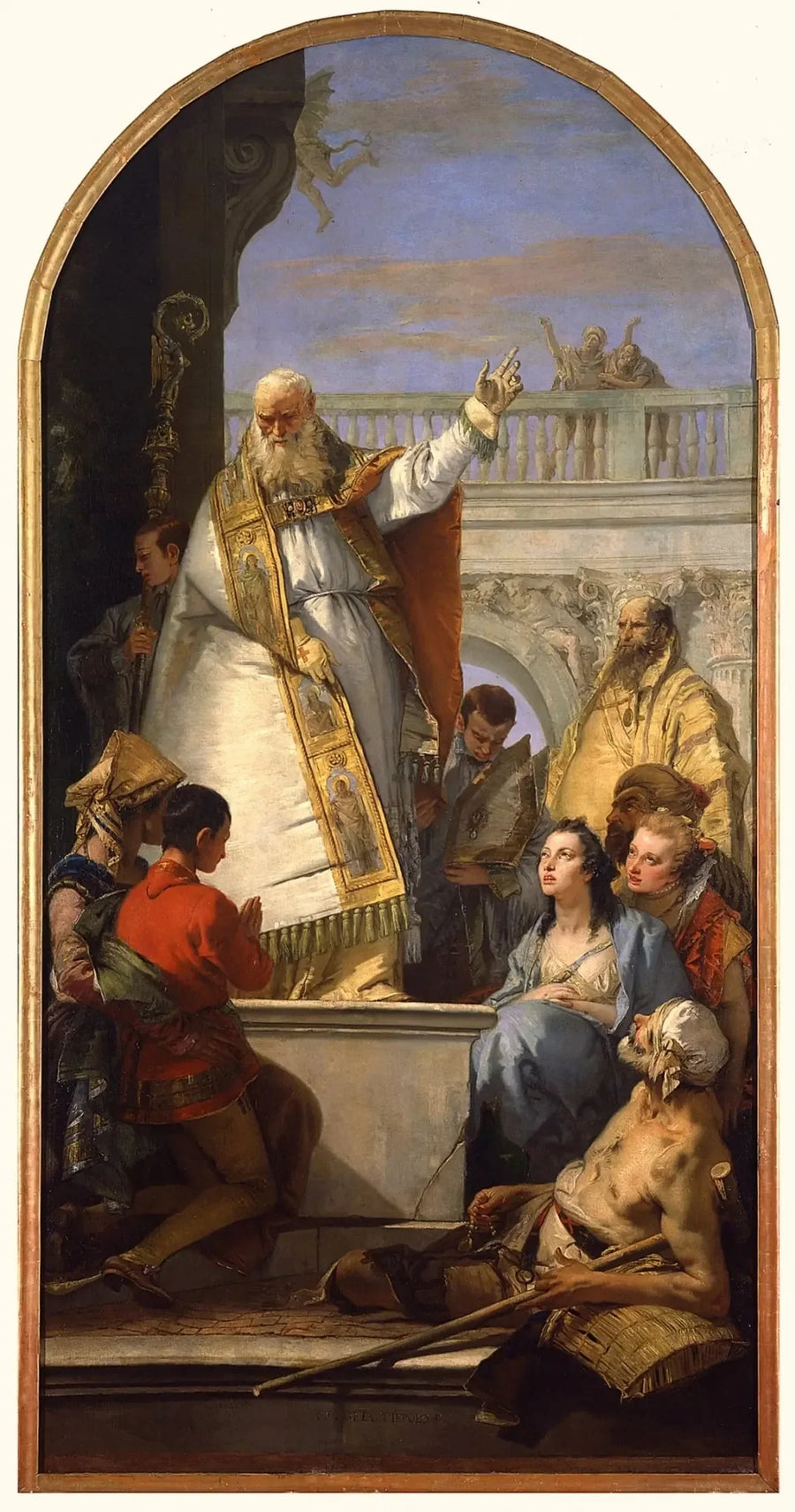 Saint Patrick, biskop af Irland - Giovanni Battista Tiepolo