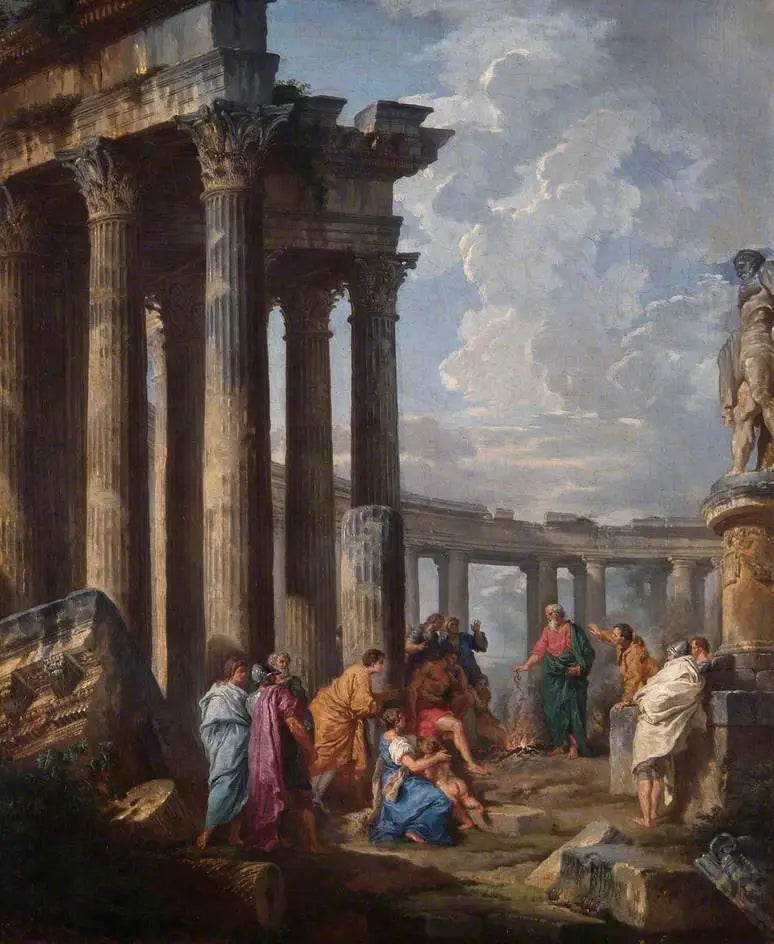 Saint Paul à Malte saisissant la vipère - Giovanni Paolo Panini - Alpha Reproduction