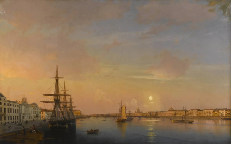Sankt Petersborg - Galli på kajerne - Ivan Aïvazovski