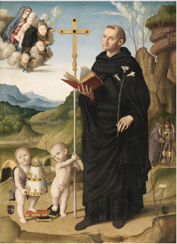 Saint Philippe Benizzi (1233-1285) - Marco Palmezzano image 1 copie peinte à la main à l’huile