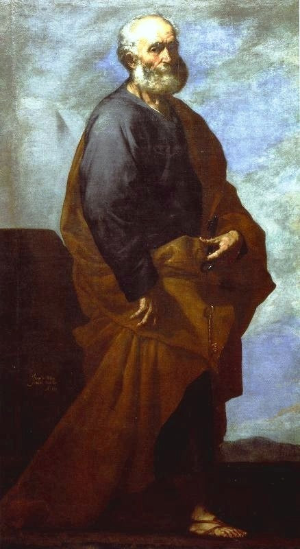 Saint-Pierre - Jusepe de Ribera image 1 copie peinte à la main à l’huile