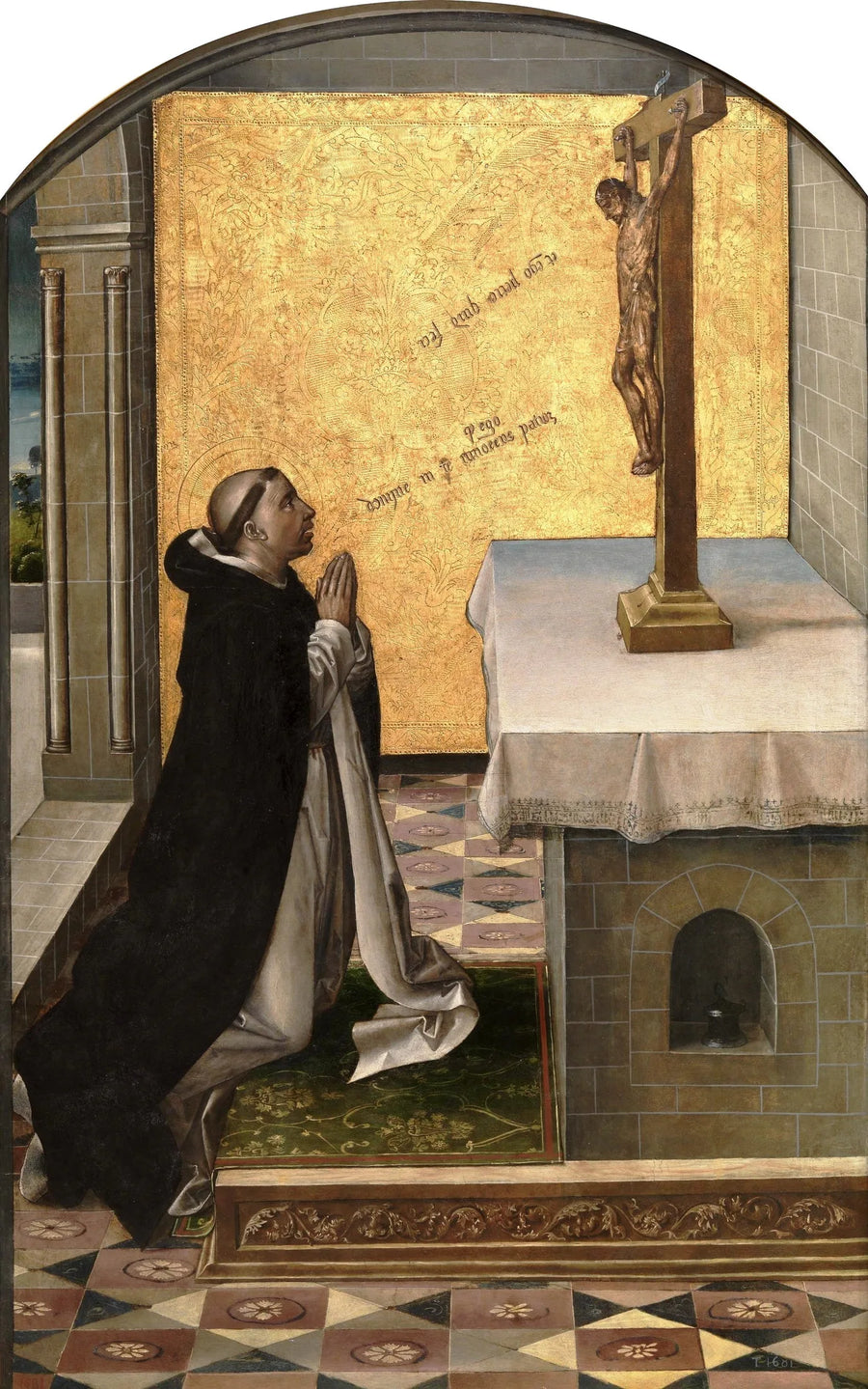 Saint Pierre le Martyr i bøn - Pedro Berruguete