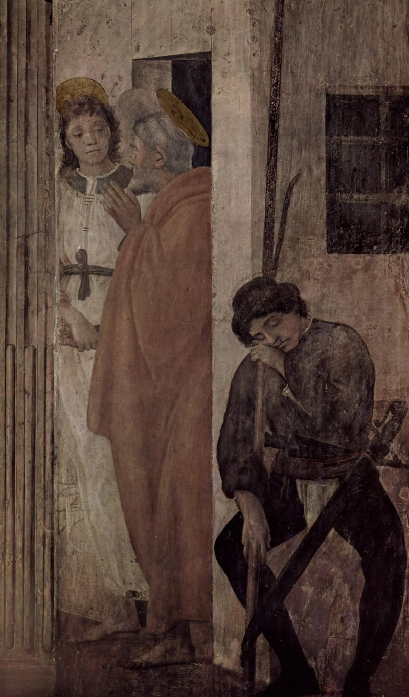 Sankt Peter frigivet fra fængslet - Filippino Lippi