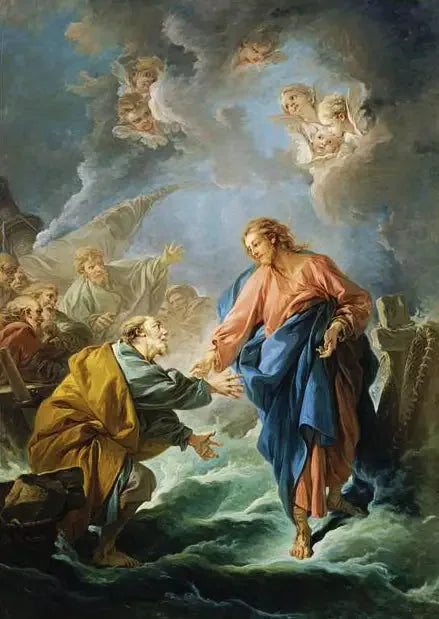 Saint Pierre på vandene - François Boucher