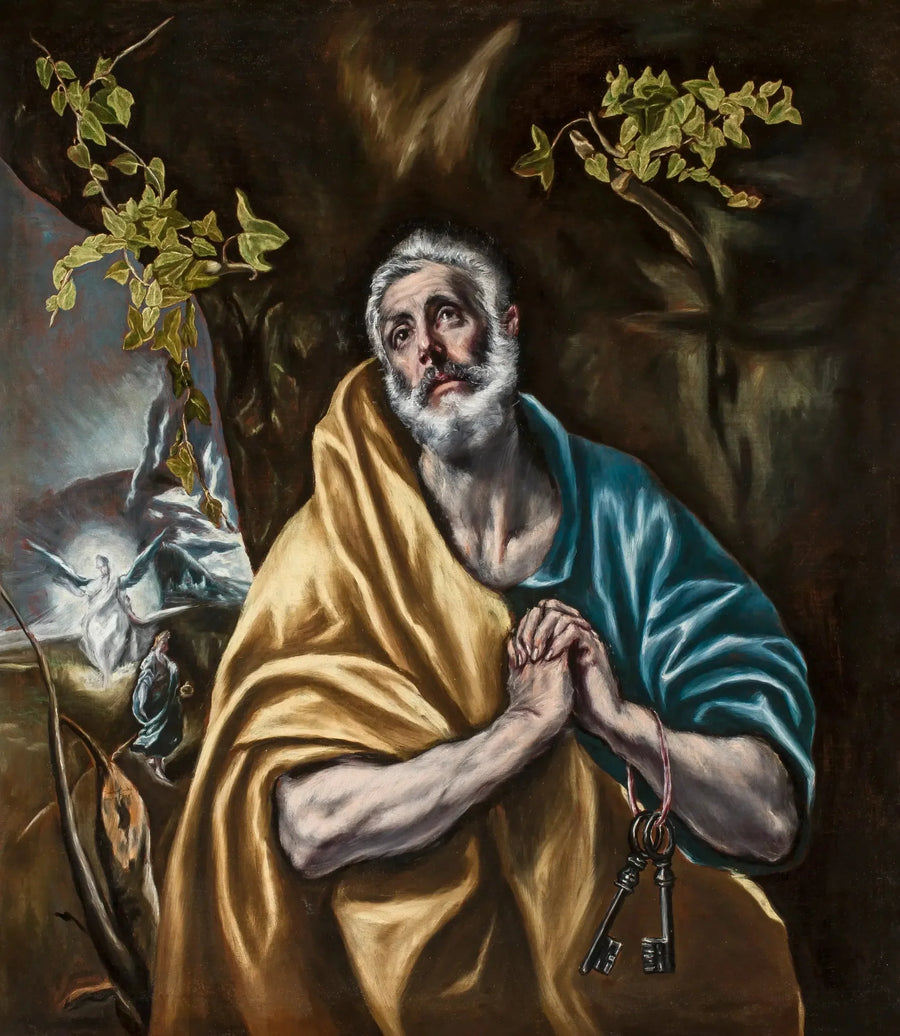 Syndsforladende Sankt Peter - El Greco