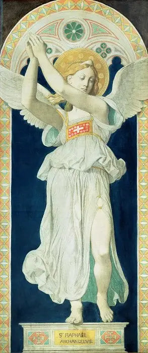 Sankt Raphael, ærkeengel - Jean-Auguste-Dominique Ingres