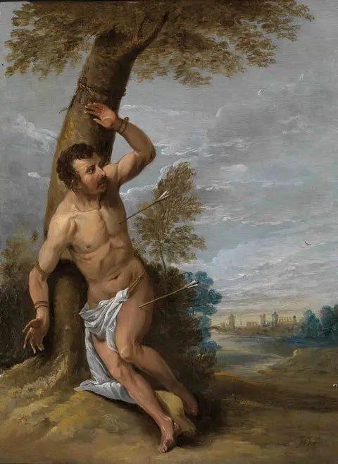 Saint Sebastian - David Teniers den Yngre