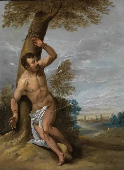 Saint Sebastian - David Teniers den Yngre