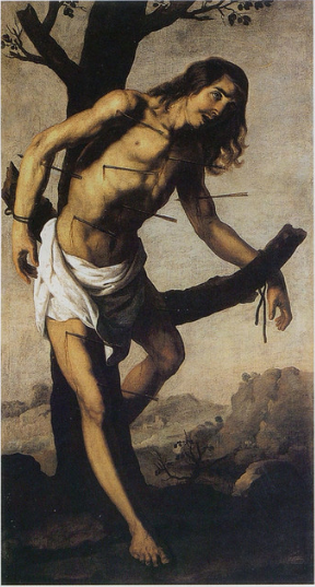 Saint Sebastian - Francisco de Zurbarán