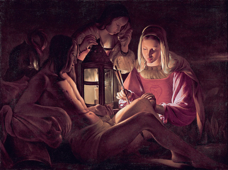 Saint Sebastian plejet af Irène - Georges de La Tour