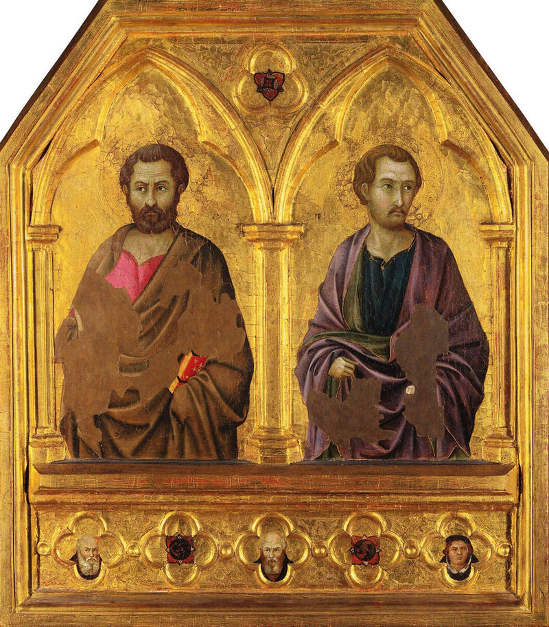 Saint Simon og Saint Thaddée (Jude) - Ugolino di Nerio