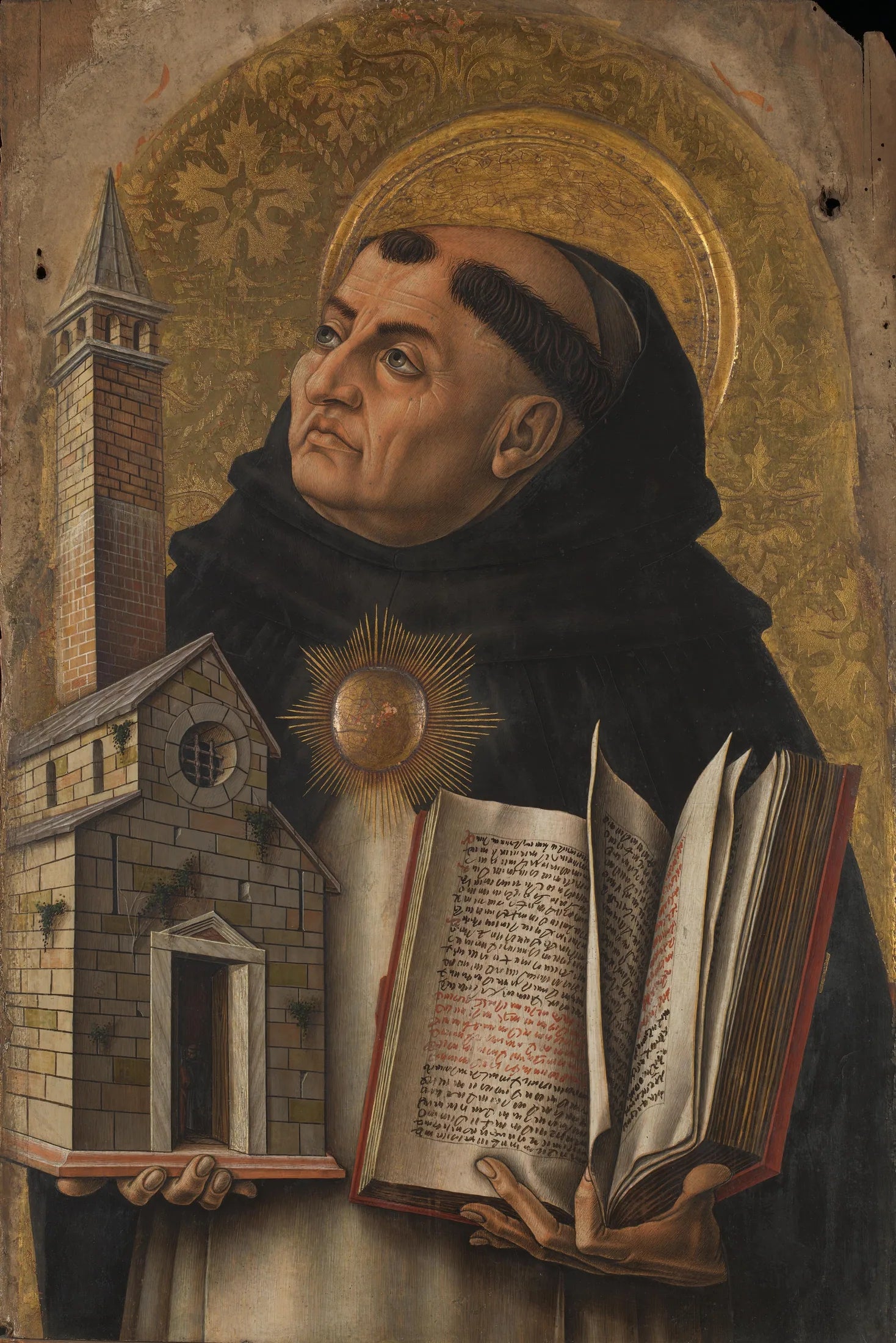 Saint Thomas d'Aquin - Carlo Crivelli image 1 tableau peint à l’huile sur toile