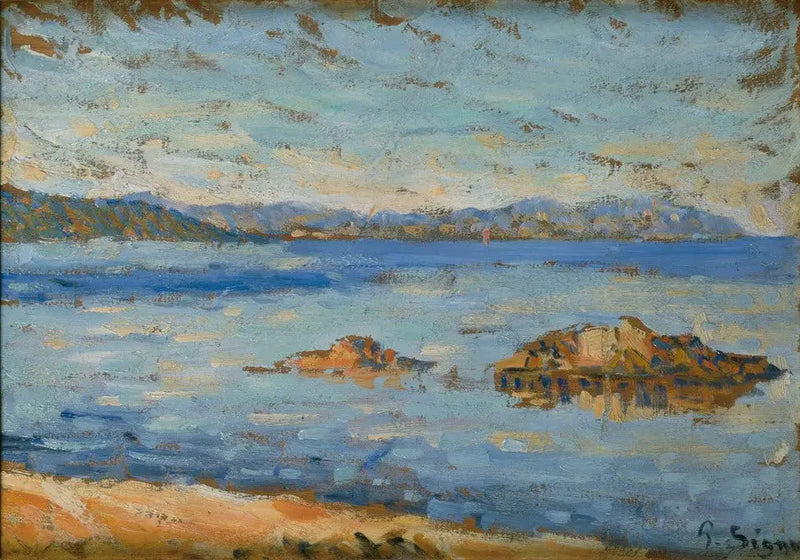 Saint-Tropez, rolig - Paul Signac