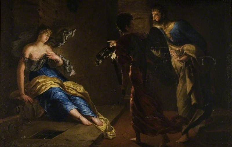 Sainte Agathe helbredt af Sankt Peter - Gerrit van Honthorst