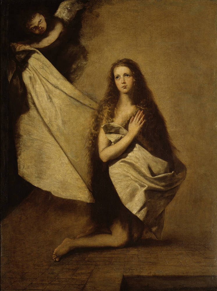 Sainte Agnès i fængsel - Jusepe de Ribera