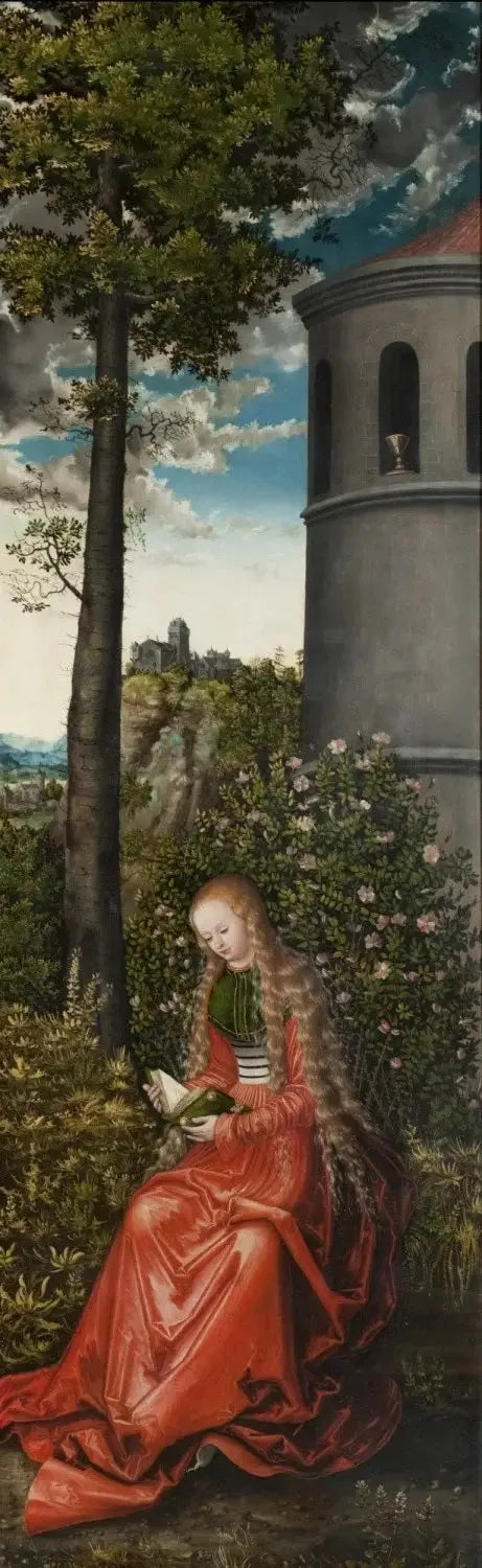 Sainte Barbe - Lucas Cranach den Ældre