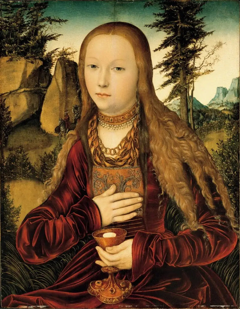 Sainte Barbe - Lucas Cranach den Ældre