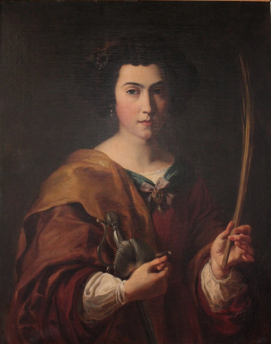 Sankt Katarina af Alexandria - Eugène Delacroix