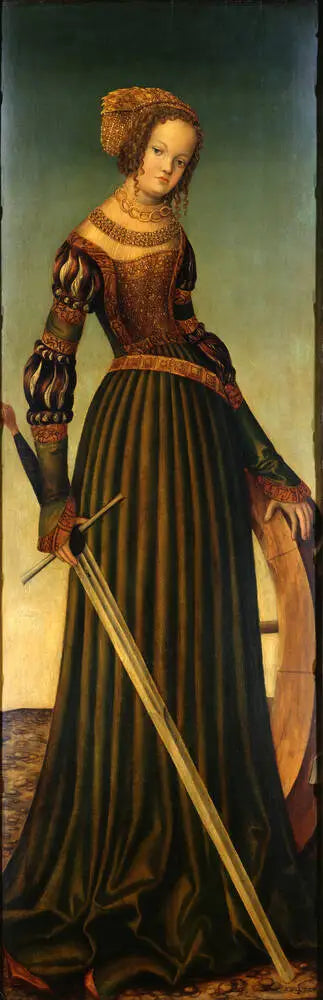 Sainte Catherine - Lucas Cranach den Ældre