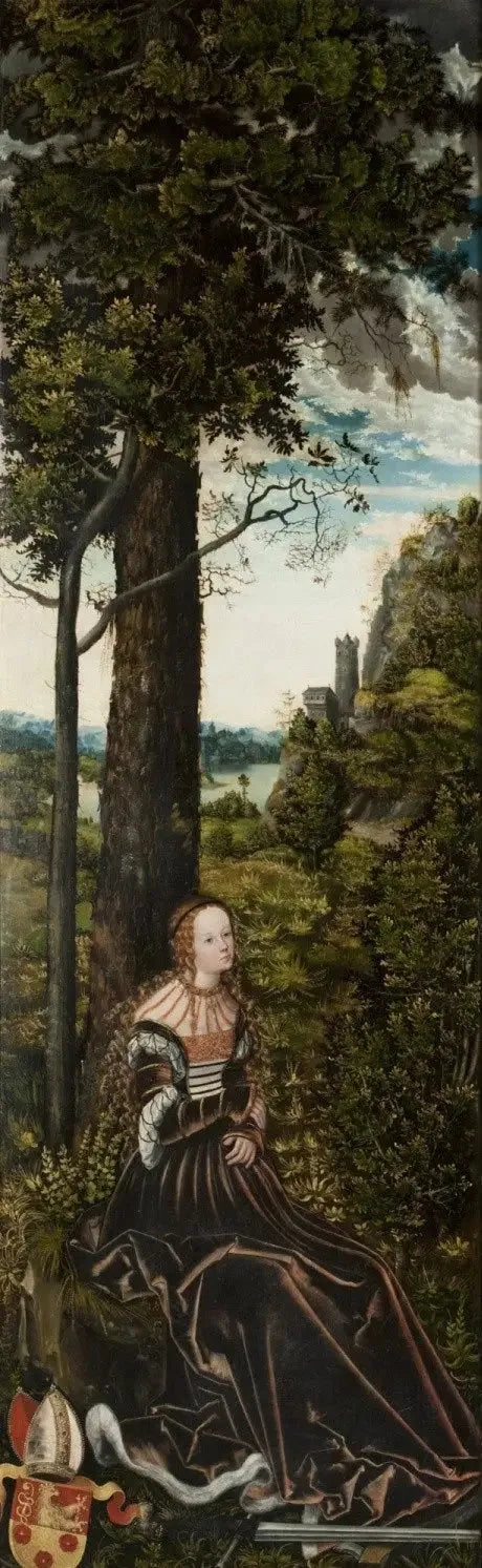 Sainte Catherine - Lucas Cranach den Ældre