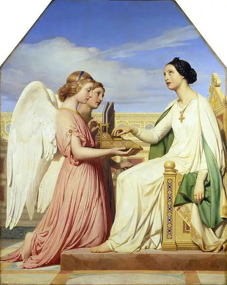 Sainte Cécile og Englene - Paul Delaroche