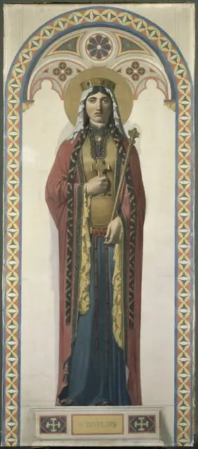Sankt Clotilde, Clovis' kone - Jean-Auguste-Dominique Ingres