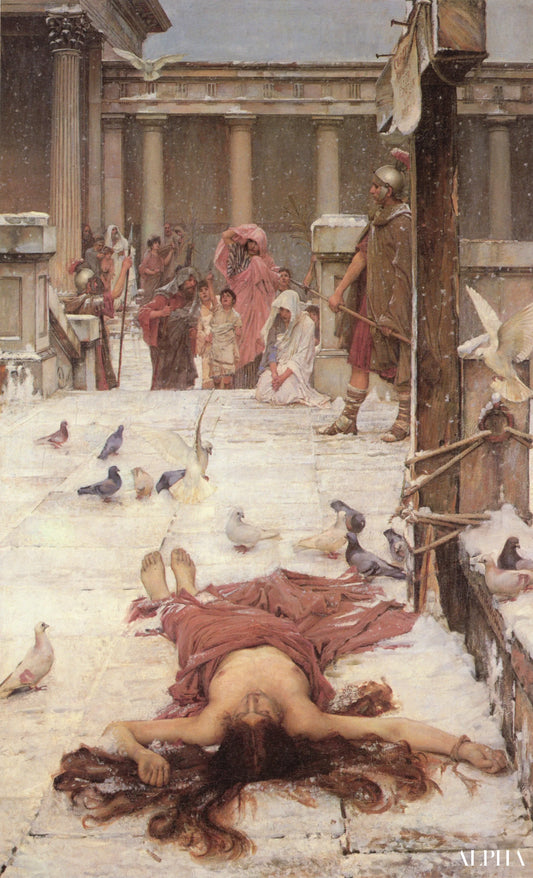 Sainte Eulalie - John William Waterhouse Reproductions de tableaux à la peinture à l’huile