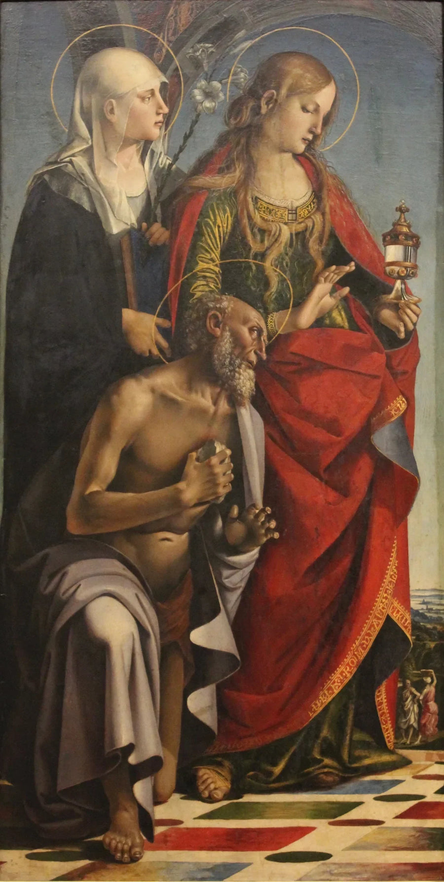 Sainte Eustachie, Sainte Marie-Madeleine og Saint Jérôme - Luca Signorelli