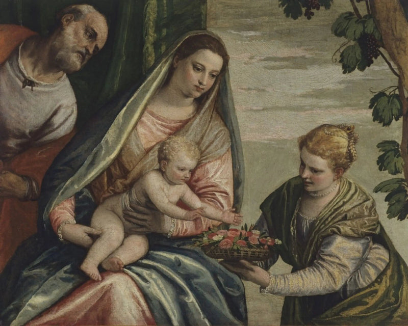 Hellig Familie med Hellig Dorothea - Paul Véronèse