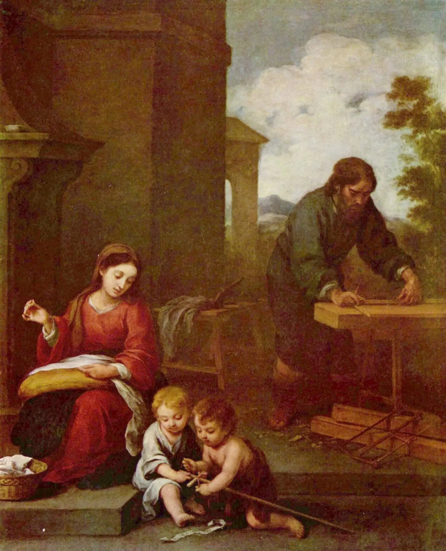Den Hellige Familie med Sankt Johannes Døberen