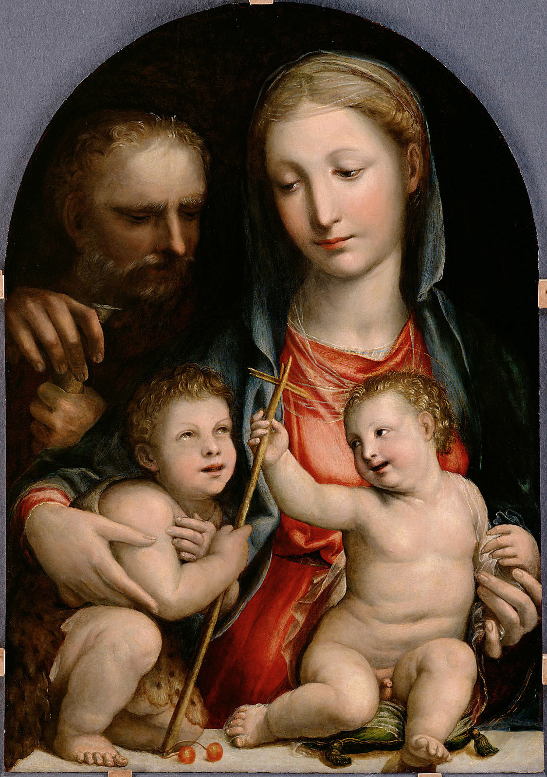 Sainte Famille avec Saint-Jean-Baptiste enfant - Il Sodoma (Giovanni Antonio Bazzi) - Alpha Reproduction