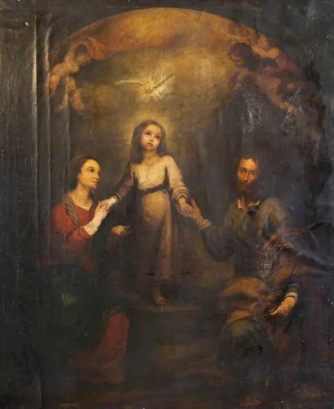 Den Hellige Familie - Bartolomé Esteban Murillo