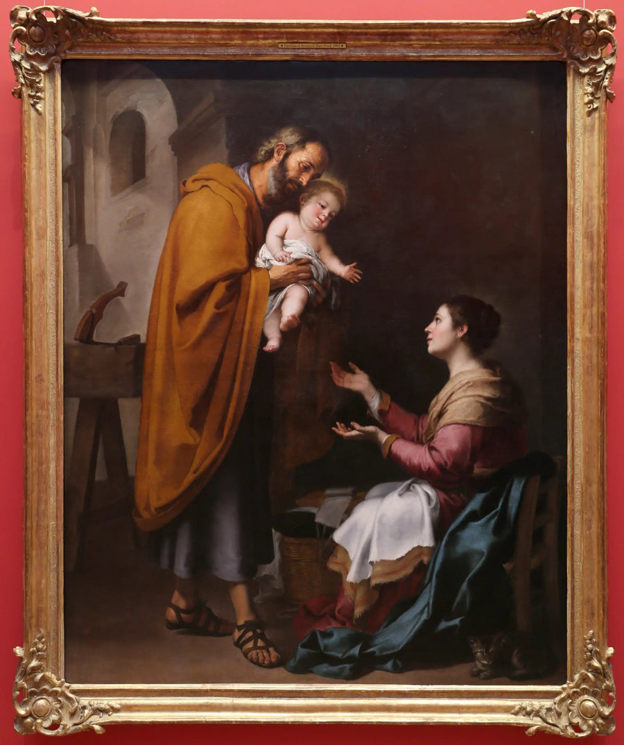 Den Hellige Familie - Bartolomé Esteban Murillo