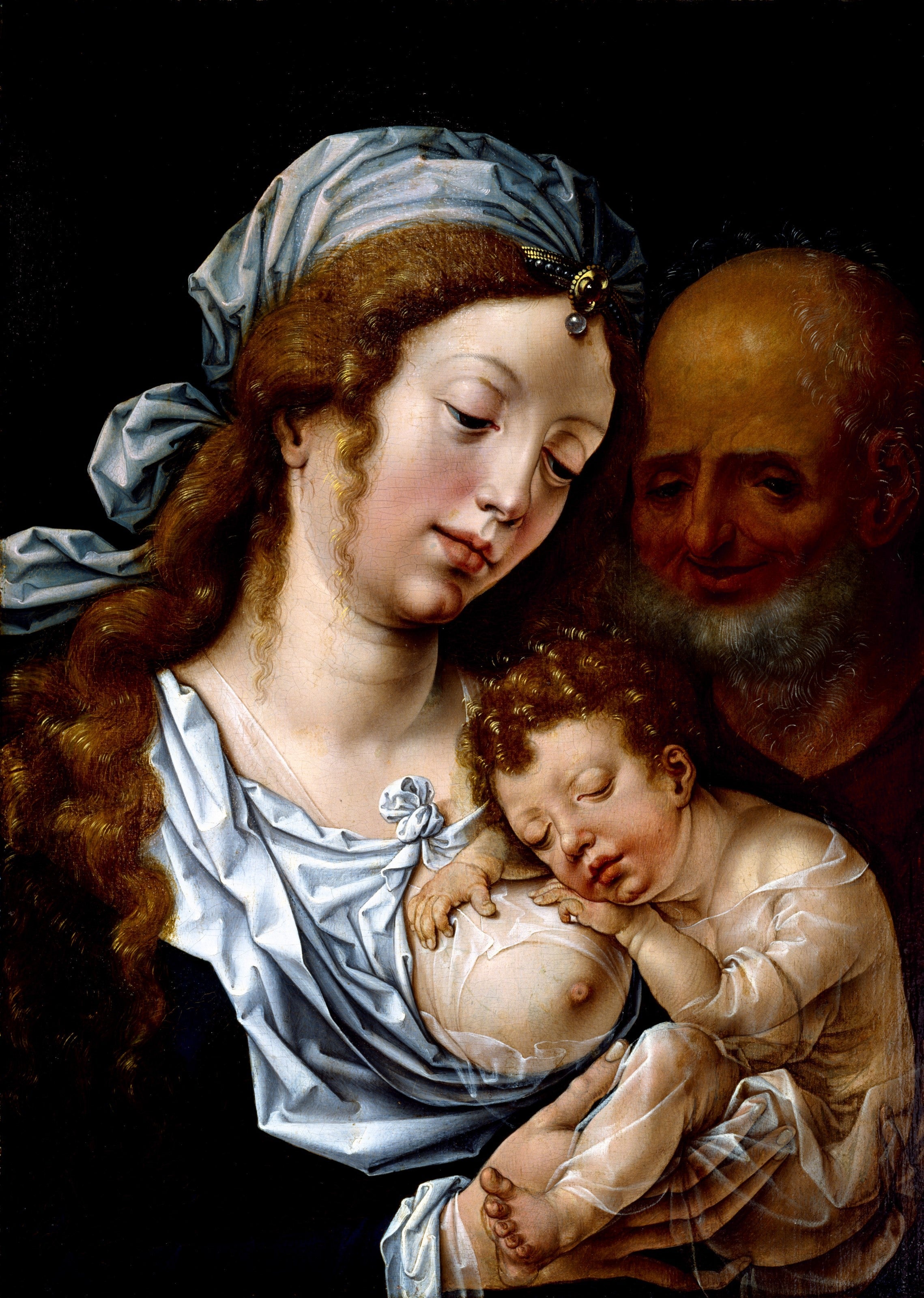 Sainte Famille - Jan Gossaert - Alpha Reproduction