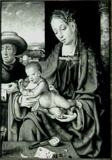 Sainte Famille - Joos van Cleve - Alpha Reproduction