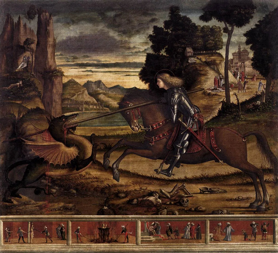 Saint Georg dræber dragen - Vittore Carpaccio