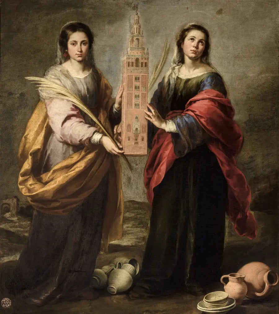 Sainte Justa og Sainte Rufina - Bartolomé Esteban Murillo