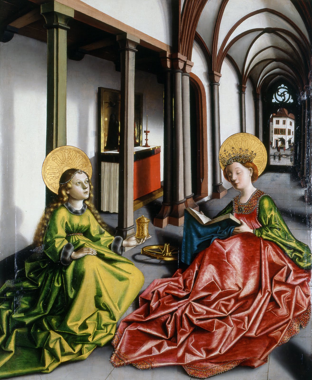 Sainte Madeleine et Sainte Catherine - Konrad Witz - Alpha Reproduction