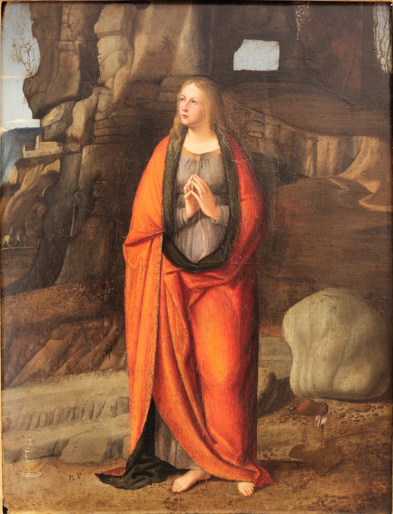 Sankt Maria Magdalene, der sørger - Marco Basaiti