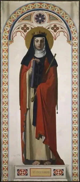Sankt Radegonde fra Poitiers - Jean-Auguste-Dominique Ingres