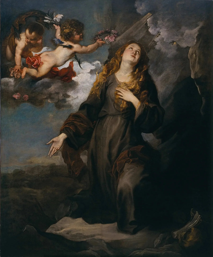 Sainte Rosalie i herlighed - Antoine van Dyck