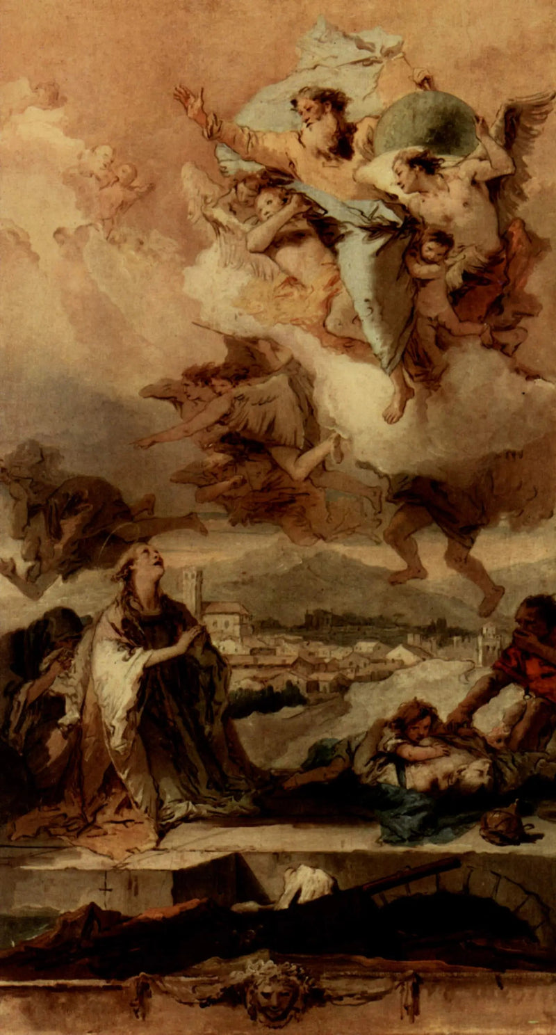 Sainte Thècle beder for pestilensramte - Giovanni Battista Tiepolo